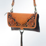 American Darling Cross Body Hand Tooled Genuine Leather Western Women Bag Handbag Purse | Crossbody for Cute