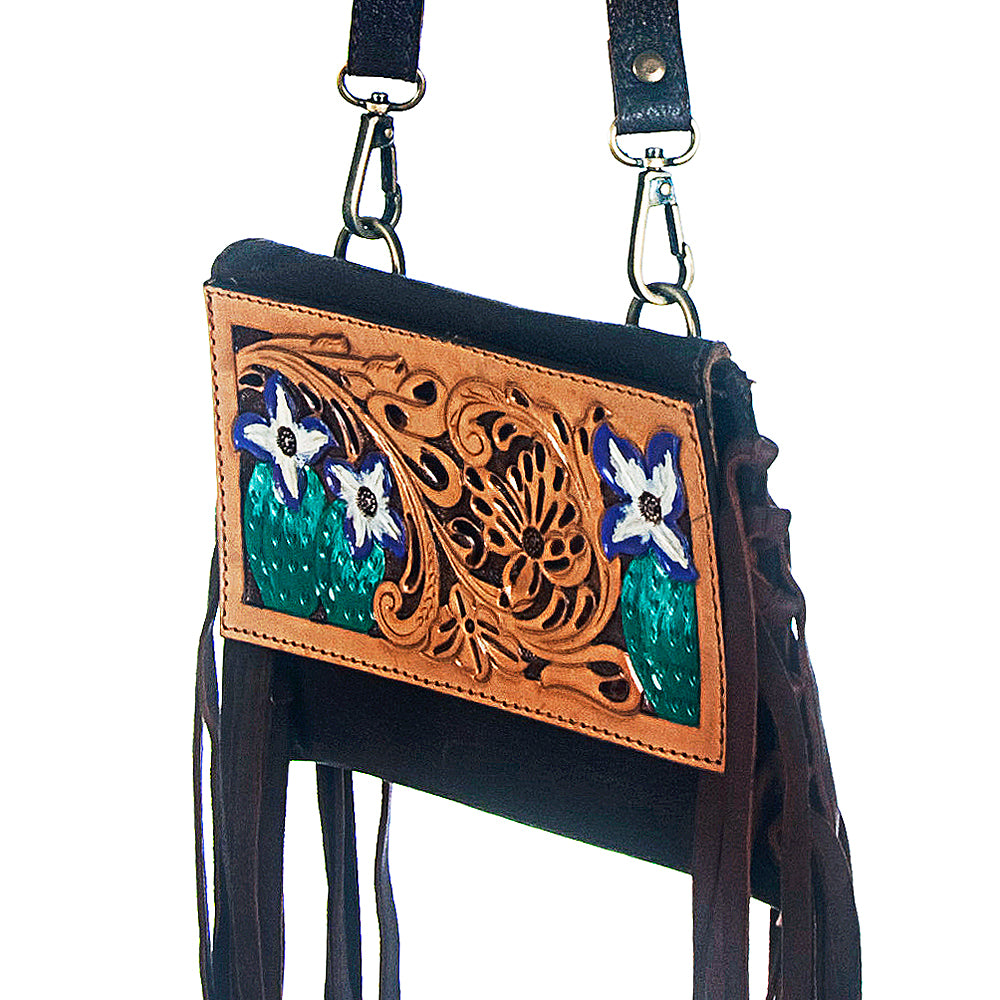 American Darling Wallet Hand Tooled Genuine Leather Western Women Bag | Handbag Purse Wristlet Travel Clutch