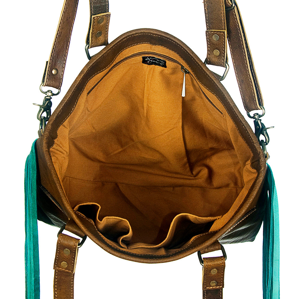 American Darling Tote Hand Tooled Genuine Leather Western Women Bag Handbag Purse | Travel Bags College Casual