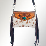 American Darling Clutch Hand Tooled Hair on Genuine Leather Western Women Bag Handbag Purse | Purses for Cute