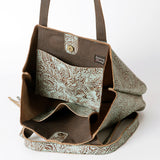 American Darling Tote Embossed Genuine Leather Western Women Bag Handbag Purse | Travel Bags College Casual