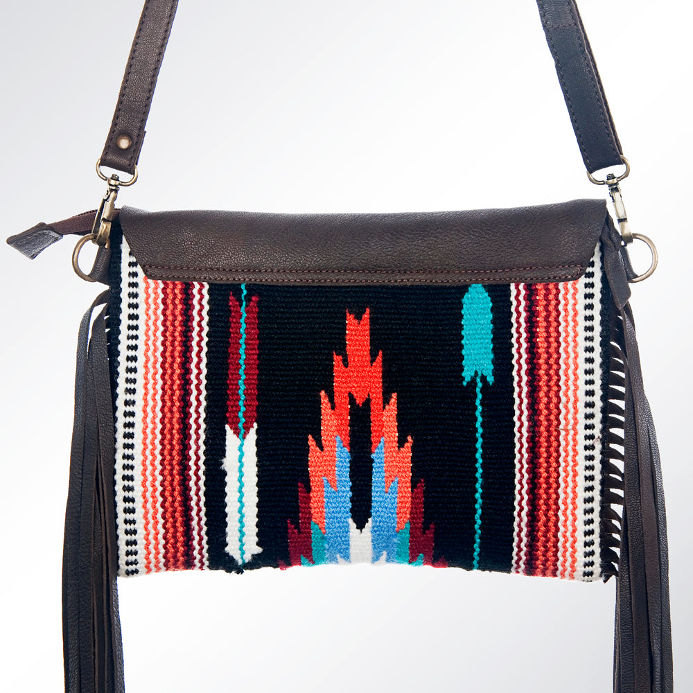 American Darling Cross Body Saddle Blanket Genuine Leather Western Women Bag Handbag Purse | Crossbody for Cute