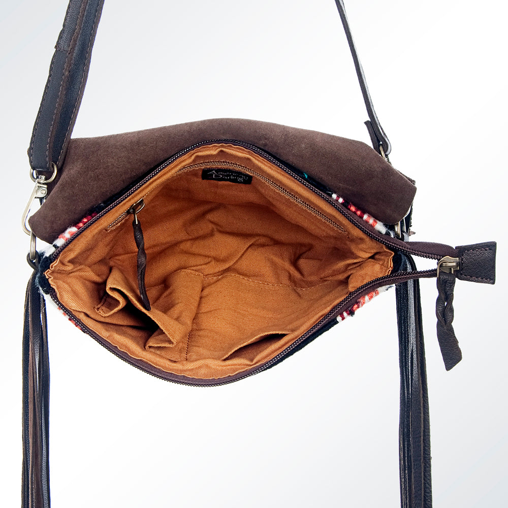 American Darling Cross Body Saddle Blanket Genuine Leather Western Women Bag Handbag Purse | Crossbody for Cute