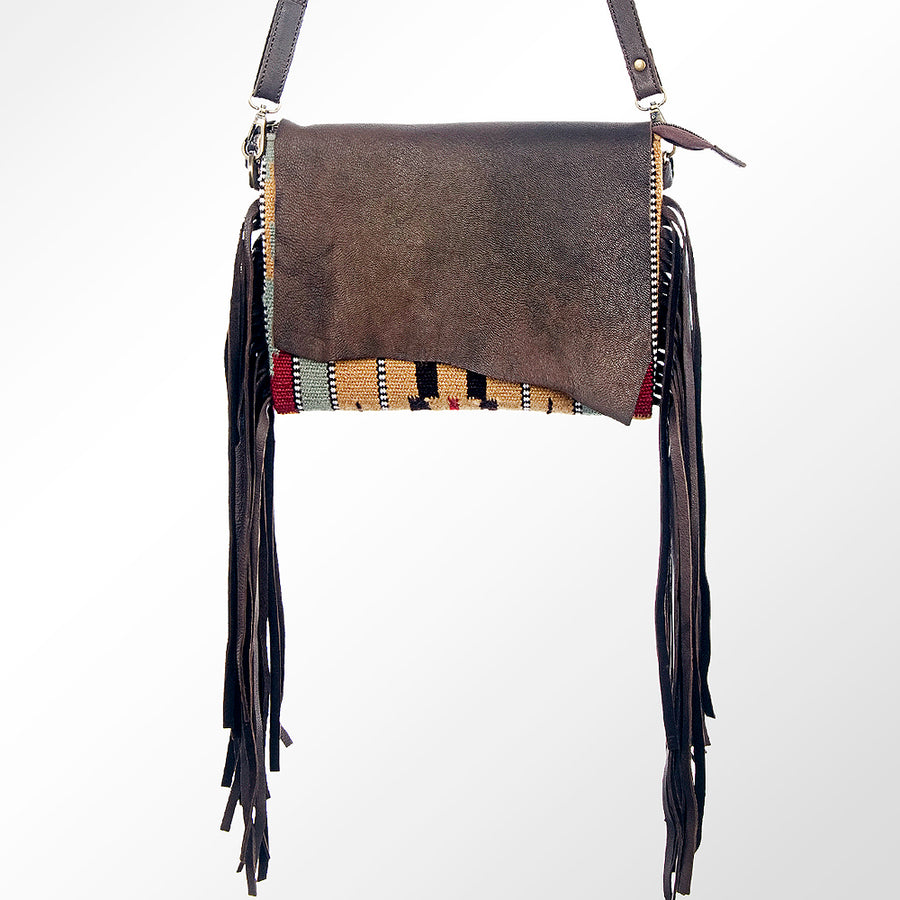 American Darling Cross Body Saddle Blanket Genuine Leather Western Women Bag Handbag Purse | Crossbody for Cute