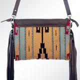 American Darling Cross Body Saddle Blanket Genuine Leather Western Women Bag Handbag Purse | Crossbody for Cute