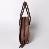 American Darling Taco Hand Tooled Hair on Genuine Leather Western Women Bag Handbag Purse | Tote Travel Bags College Casual