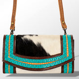 American Darling Organiser Hand Tooled Saddle Blanket Genuine Leather Western Women Bag Handbag Purse | for Cute |Organiser