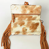 American Darling ADBG526ACGO Wallet Hand Tooled Hair-On Genuine Leather Women Bag Western Handbag Purse