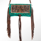 American Darling Organiser Hand Tooled Hair-On Genuine Leather Western Women Bag Handbag Purse | Travel Bags College Casual