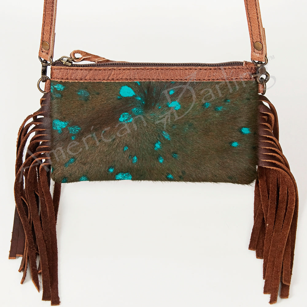 American Darling Small Crossbody Hair On Genuine Leather Western Women Bag Handbag Purse | for Cute