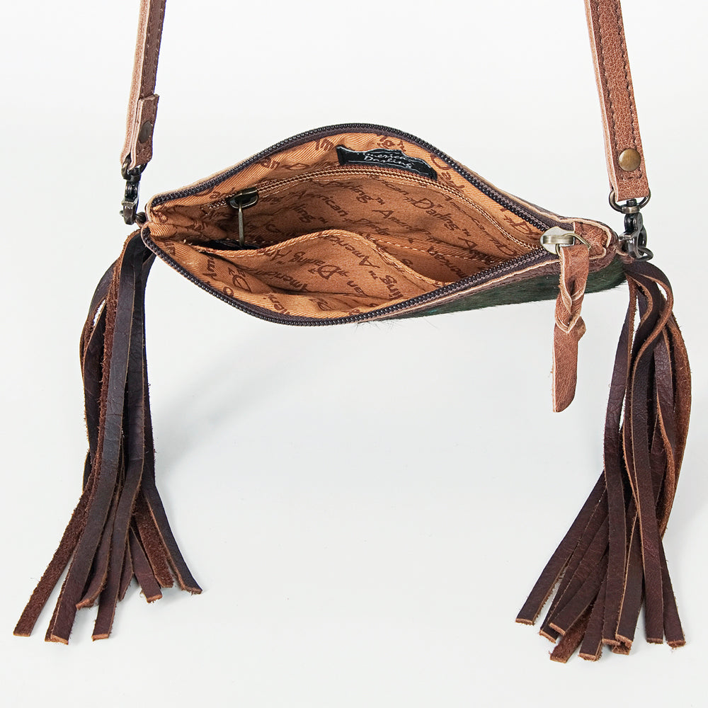 American Darling Small Crossbody Hair On Genuine Leather Western Women Bag Handbag Purse | for Cute