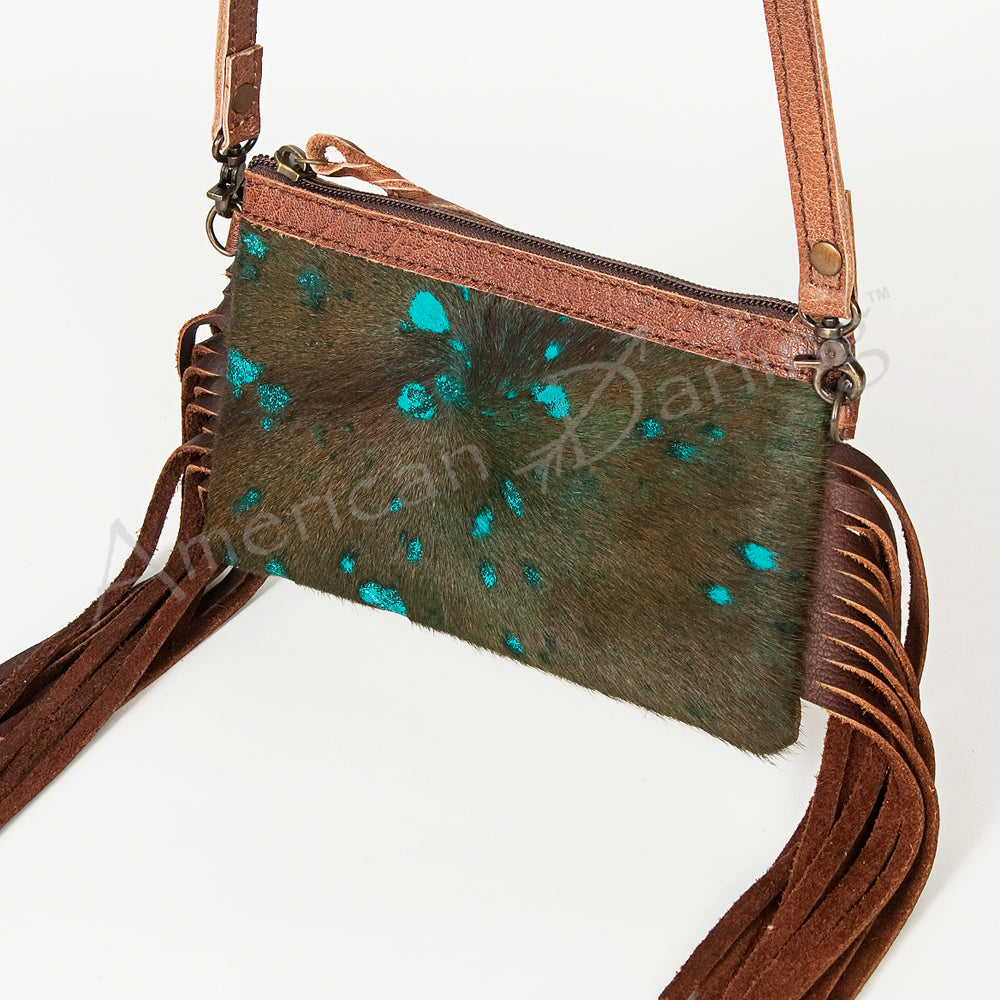 American Darling Small Crossbody Hair On Genuine Leather Western Women Bag Handbag Purse | for Cute