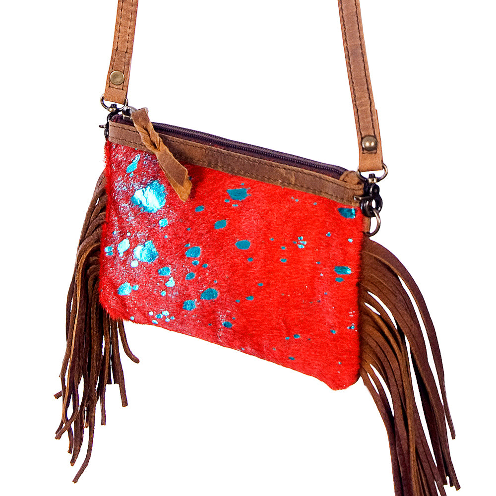 American Darling Small Crossbody Hair On Genuine Leather Western Women Bag Handbag Purse | for Cute