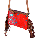 American Darling Small Crossbody Hair On Genuine Leather Western Women Bag Handbag Purse | for Cute