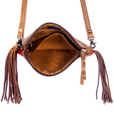 American Darling Small Crossbody Hair On Genuine Leather Western Women Bag Handbag Purse | for Cute