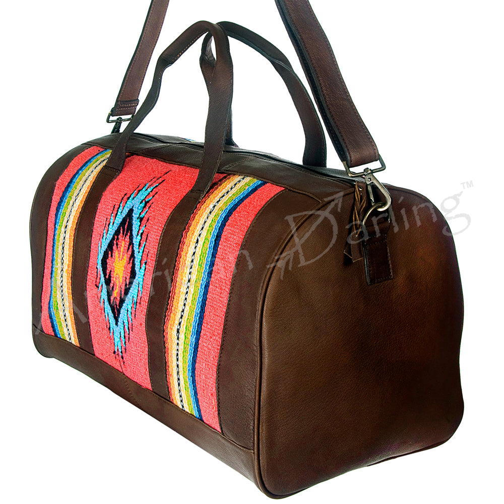 ADBGZ216 American Darling Saddle Blanket Genuine Leather Women Bag Western Handbag Purse