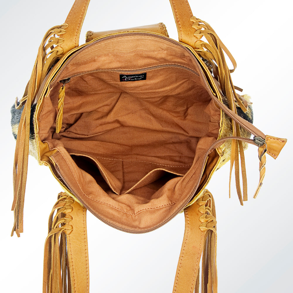 American Darling Tote Hair-On Genuine Leather Western Women Bag Handbag Purse | Travel Bags College Casual