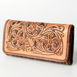 American Darling ADBG486A Wallet Hand Tooled Genuine Leather Women Bag Western Handbag Purse