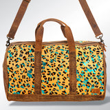 American Darling Duffel Hair On Genuine Leather Western Women Bag | Handbag Duffle Weekend Travel Bags for