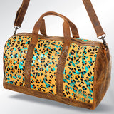 American Darling Duffel Hair On Genuine Leather Western Women Bag | Handbag Duffle Weekend Travel Bags for