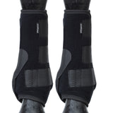 Weaver Horse Front Boots Synergy Guardian Athletics Black