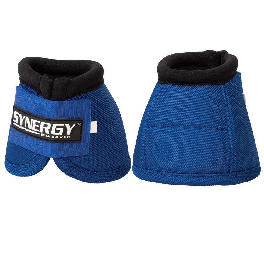 Medium Horse Bell Boots Synergy Sport 2520D Ballistic Blue - Uhorse