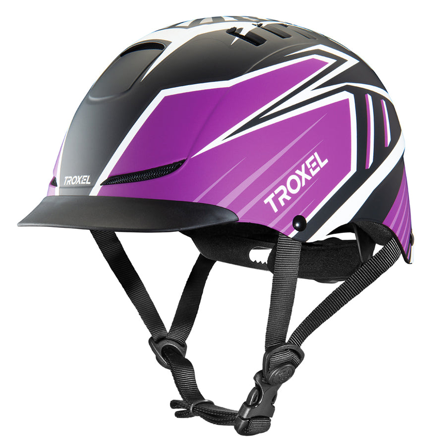 Troxel Incredible Comfort Spirit Horse Riding Lightweight Protective Helmet Large Purple Raptor - Uhorse