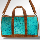 American Darling Duffel Hair On Genuine Leather Western Women Bag | Handbag Duffle Weekend Travel Bags for