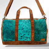 American Darling Duffel Hair On Genuine Leather Western Women Bag | Handbag Duffle Weekend Travel Bags for