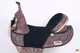 Western Horse Treeless Trail Barrel Saddle American Leather Hilason