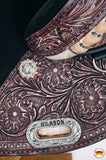 Western Horse Treeless Trail Barrel Saddle American Leather Hilason