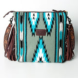 American Darling Cross Body Hand Tooled Saddle Blanket Genuine Leather Western Women Bag Handbag Purse | Crossbody for |Cute