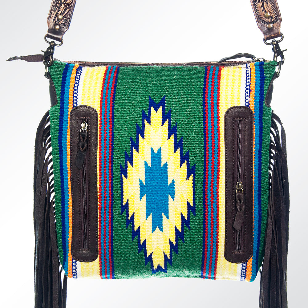 American Darling Cross Body Hand Tooled Saddle Blanket Genuine Leather Western Women Bag Handbag Purse | Crossbody for |Cute