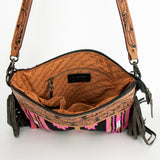 American Darling Cross Body Hand Tooled Saddle Blanket Genuine Leather Western Women Bag Handbag Purse | Crossbody for |Cute