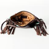 American Darling Wristlet Hand Tooled Saddle Blanket Genuine Leather Women Bag Western Handbag Purse | Travel