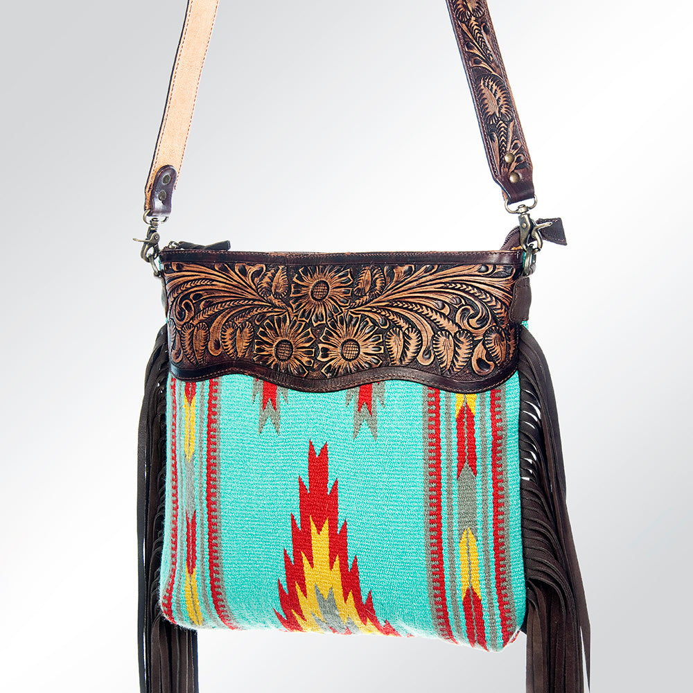 American Darling Cross Body Saddle Blanket Genuine Leather Western Women Bag |Handbag Purse Crossbody for Cute