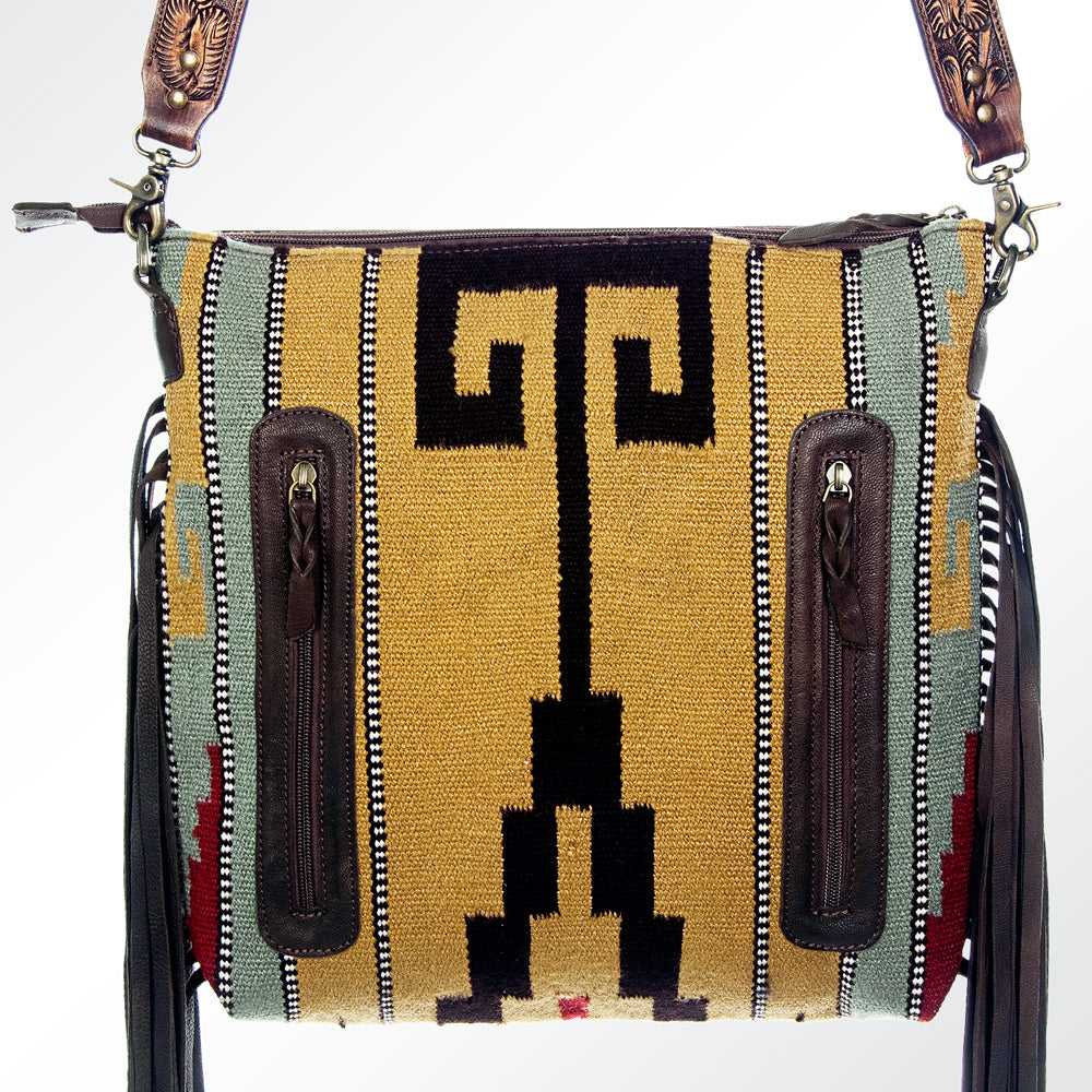 American Darling Cross Body Hand Tooled Saddle Blanket Genuine Leather Western Women Bag Handbag Purse | Crossbody for |Cute