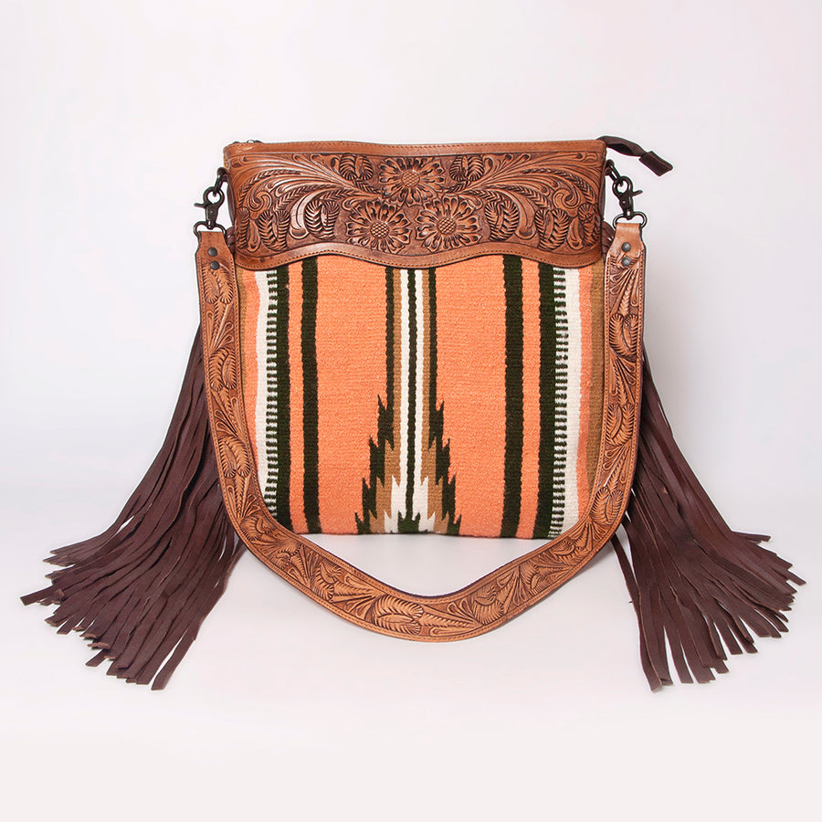 American Darling Cross Body Hand Tooled Saddle Blanket Genuine Leather Western Women Bag Handbag Purse | Crossbody for |Cute