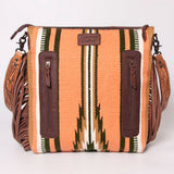 American Darling Cross Body Hand Tooled Saddle Blanket Genuine Leather Western Women Bag Handbag Purse | Crossbody for |Cute