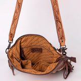 American Darling Cross Body Hand Tooled Saddle Blanket Genuine Leather Western Women Bag Handbag Purse | Crossbody for |Cute
