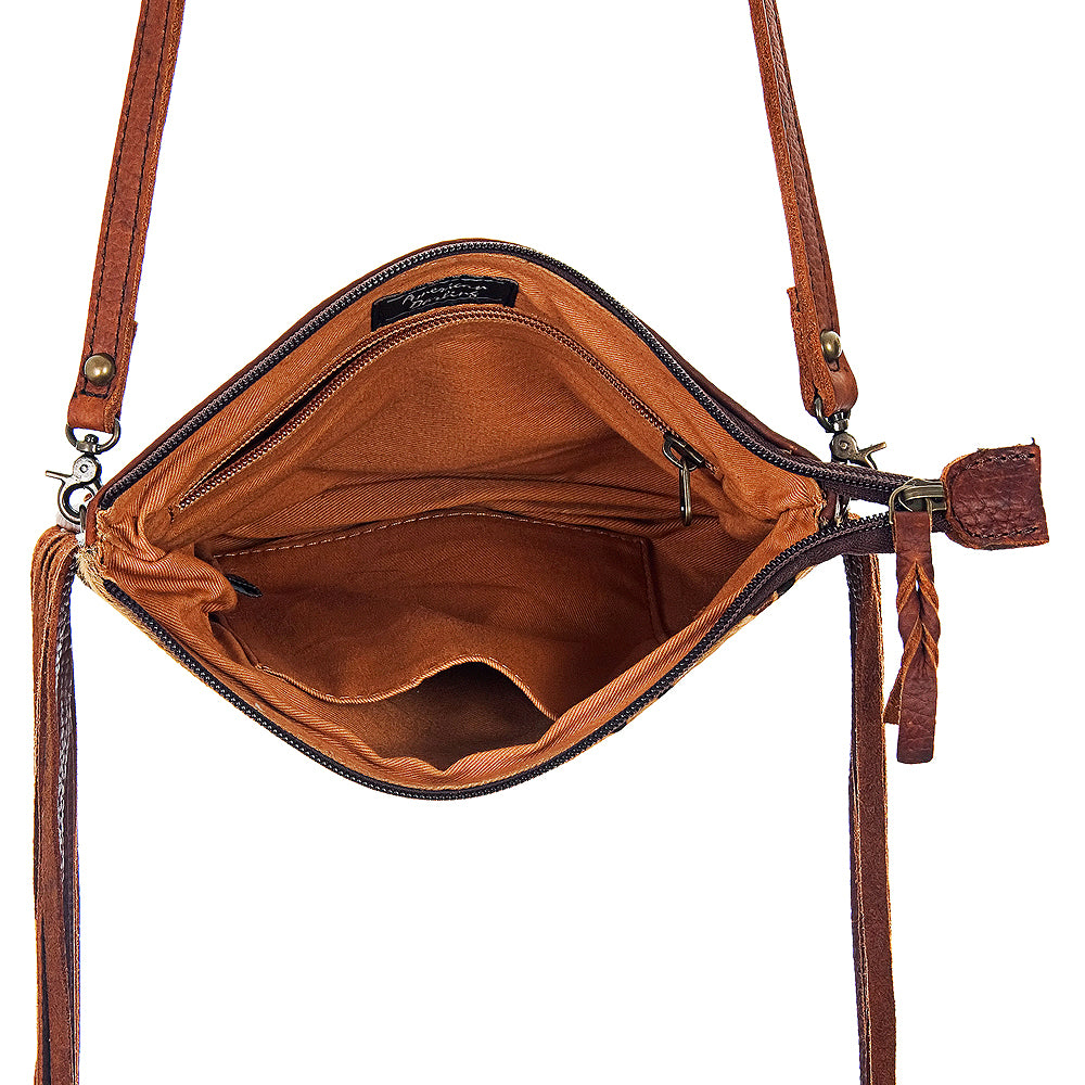 American Darling Small Crossbody Genuine Leather women bag western handbag purse