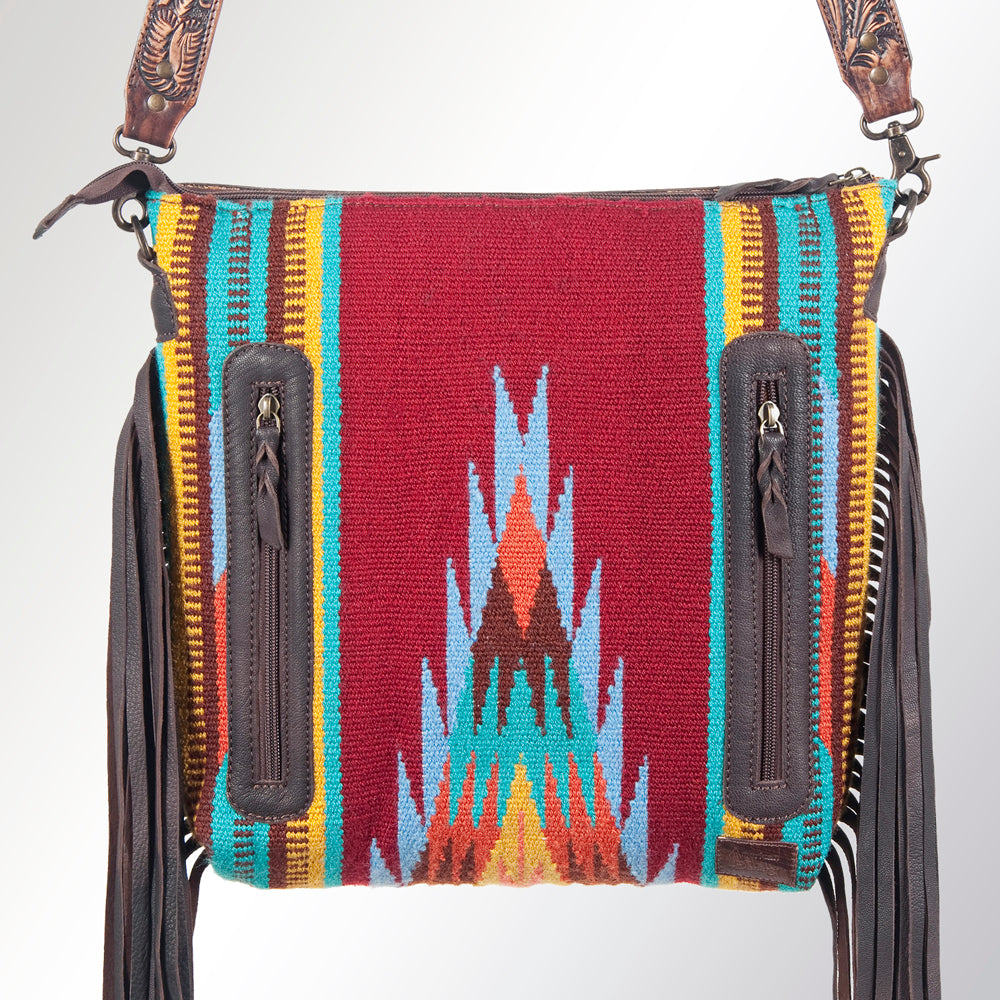 American Darling Cross Body Hand Tooled Saddle Blanket Genuine Leather Western Women Bag Handbag Purse | Crossbody for |Cute