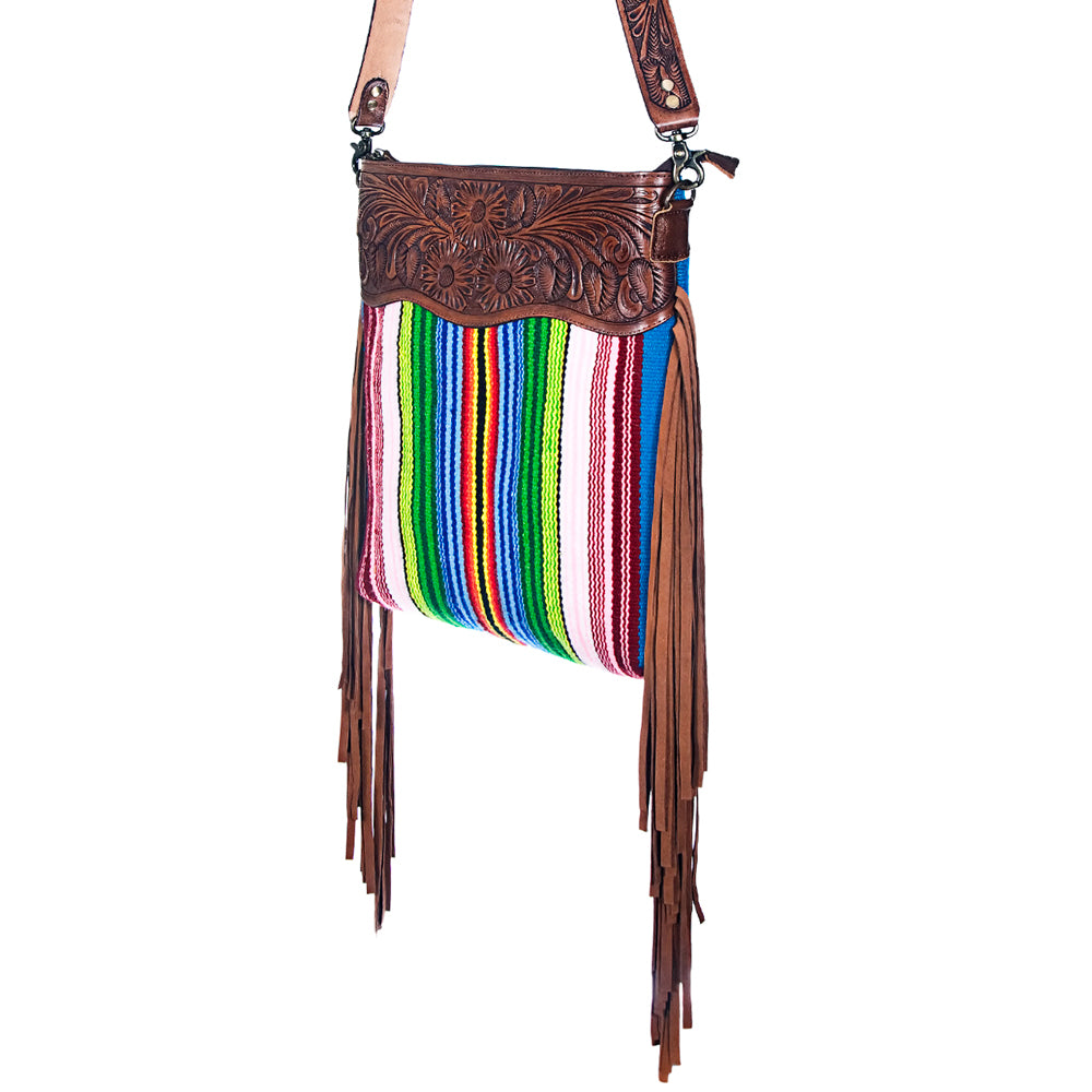 American Darling Cross Body Hand Tooled Saddle Blanket Genuine Leather Western Women Bag Handbag Purse | Crossbody for |Cute