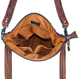American Darling Cross Body Hand Tooled Saddle Blanket Genuine Leather Western Women Bag Handbag Purse | Crossbody for |Cute