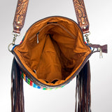 American Darling Cross Body Hand Tooled Saddle Blanket Genuine Leather Western Women Bag Handbag Purse | Crossbody for Cute