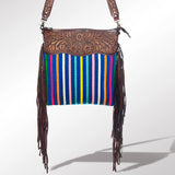 American Darling Cross Body Hand Tooled Saddle Blanket Genuine Leather Western Women Bag Handbag Purse | Crossbody for Cute