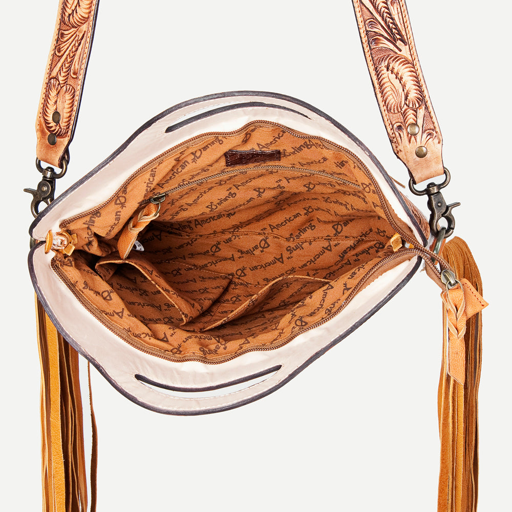 American Darling Clutch Hand Tooled Saddle Blanket Fabric Genuine Leather Western Women Bag Handbag Purse | Purses for Cute