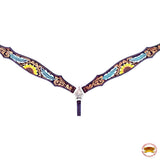 HILASON Western Horse Headstall Breast Collar Set American Leather Tan