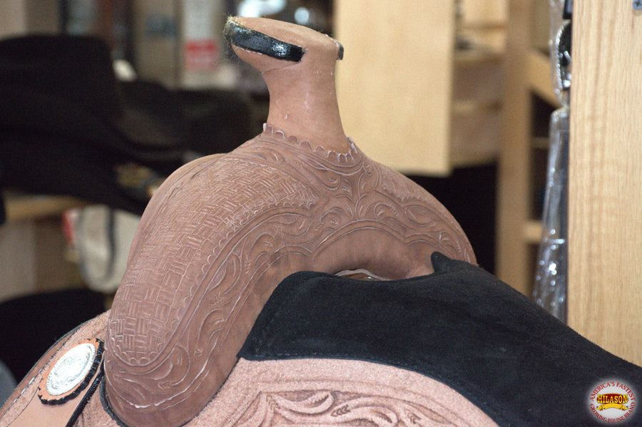 HILASON Western Horse Saddle American Leather Ranch Roping Cowboy | Hand Tooled Wade & For Horses