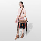 American Darling Signature Crossbody Hand Tooled Saddle Blanket Genuine Leather Western Women Bag Handbag Purse | for Cute